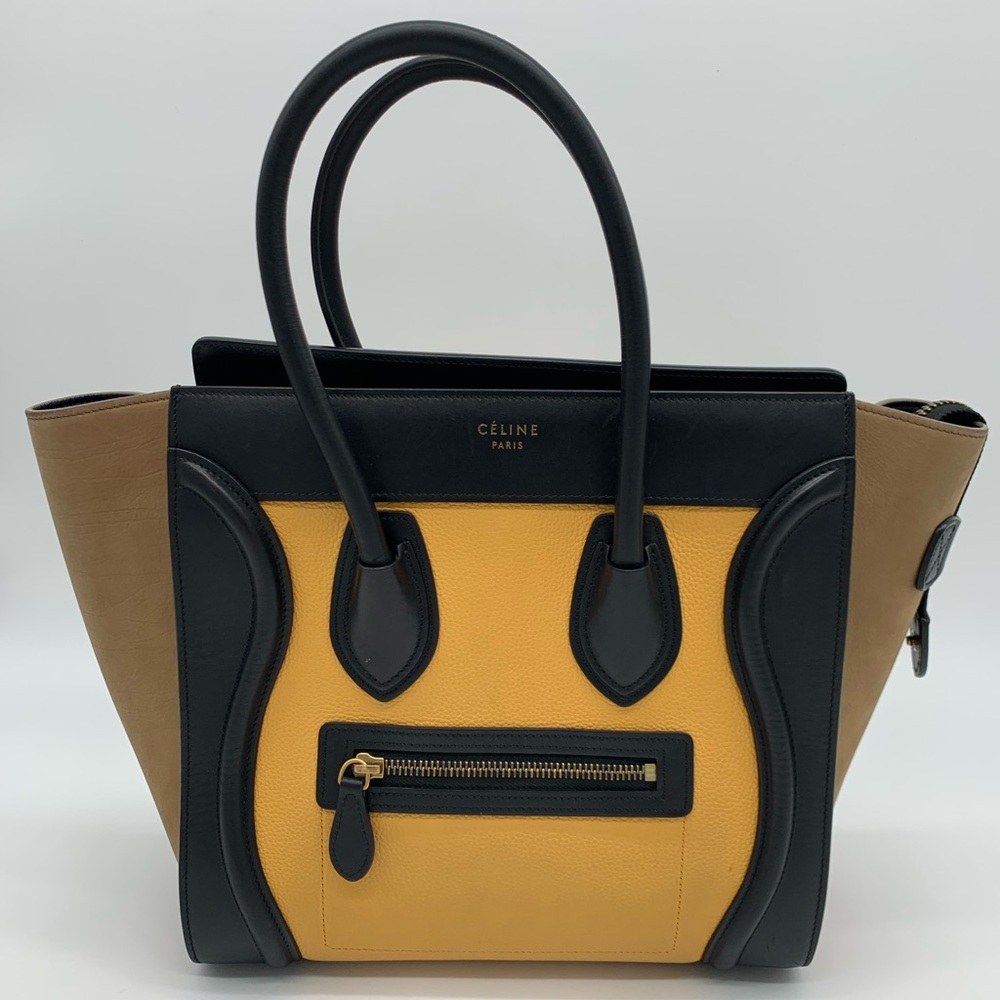 ⭐️CELINE tri color Luggage tote⭐️ - Picture 2 of 8